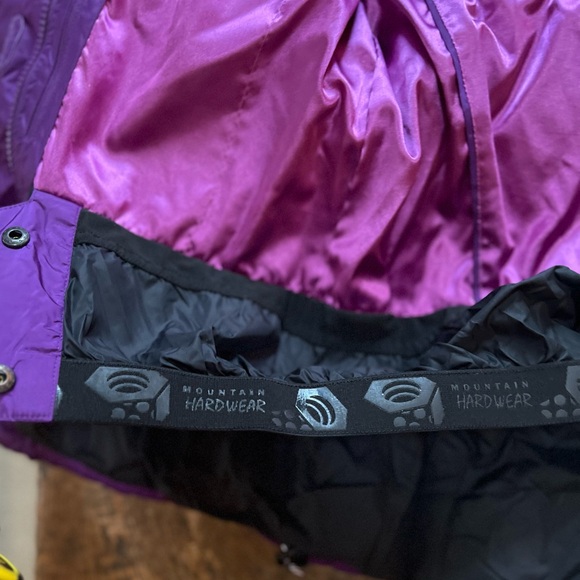 Mountain Hardware Down Ski Snowboarding Jacket Women’s Tagged XS Purple Warm! - Picture 5 of 10